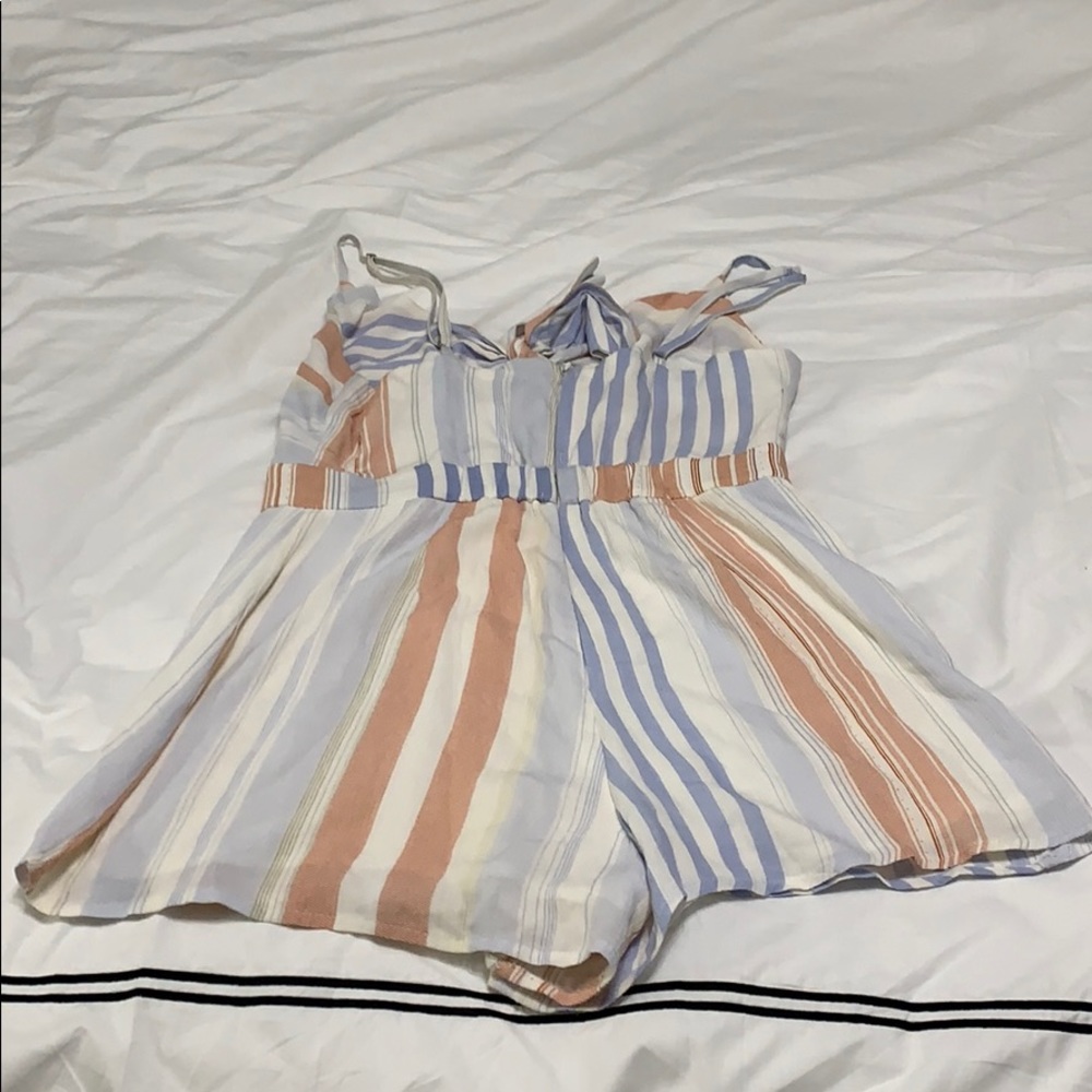 Striped Romper - Picture 2 of 2